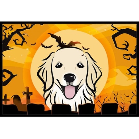 Carolines Treasures Carolines Treasures BB1763MAT Halloween Golden Retriever Indoor & Outdoor Mat; 18 x 27 in. BB1763MAT